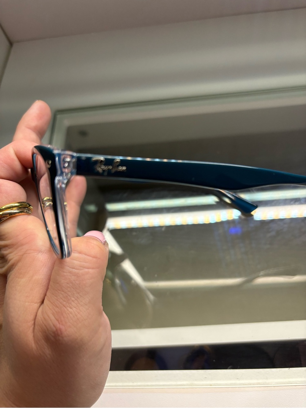 Ray ban blue rim Eyeglasses - Picture 6 of 9